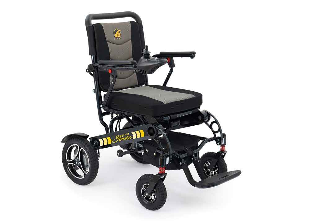 Golden Stride GP301 Folding Power Wheelchair – Lightweight & Portable - Care Made